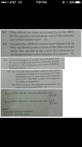 Solved What Effects Are Taken In Account By The Mrt The O