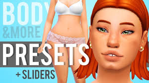 Tumblr is a place to express yourself, discover yourself, and bond over the stuff you love. 87 Sims 4 Body Presets Ideas In 2021 Sims 4 Sims Sims 4 Cc Skin