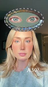 just now realizing my eyes are slightly different colors.. I see A30, what  do you think??