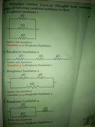 Soal uas 1 penilaian akhir semester ipa kelas 8 smp mts kurikulum 2013. Hitunglah Besar Hambatan Pengganti Beberapa Rangkaian Hambatan Berikut Brainly Co Id