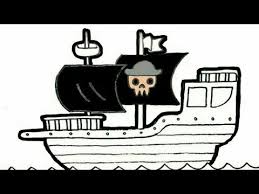 Biasanya di hasil penelusuran akan muncul berbagai hasil foto sketsa yang cocok buat dijadikan dp medsos. Kapal Bajak Laut Kartun