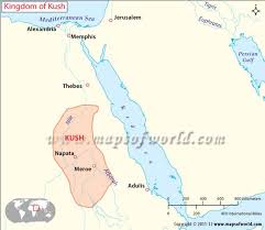 Kingdom Of Kush Ancient Kush Map Kush