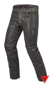 Dainese Leather Pants Jeans Pelle Vintage Front Lederjeans Motorradhosen Lederhose