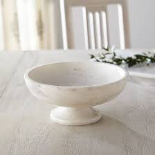 Hudson Marble Pedestal Bowl In 2020 Decorative Bowls Marble Decor Marble Bowl