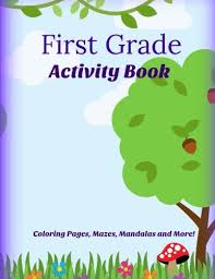 Super coloring collection for adults. First Grade Activity Book Coloring Pages Mazes Mandalas And More Jumbo Size Coloring Book Featuring Cute Animals School Themed Coloring Pages And More Volume 12 Activity Book Kids World 9781976568046 Amazon Com Books