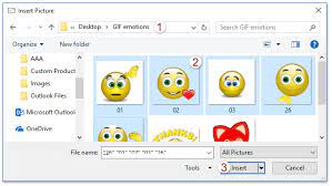 In the message pane, click on the smiley face icon. How To Insert Winking Animated Emotions Smiley Faces In Outlook