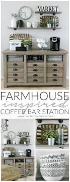 Just moved into my first apartment with no roommates, finally have space for all my accumulated coffee gear (i.imgur.com). Modern Farmhouse Inspired Coffee Bar Station The Crafted Sparrow