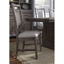 Aged Oak And Gray Lattice Back Dining Chair Artisan Prairie Rc Willey Furniture Store Dining Chairs Chair Rc Willey Furniture