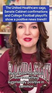 Positive Trends in Healthcare and College Football News