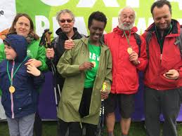 Winnie Byanyima On Twitter I Had Evamsmets As My Team Mate On Peacewalker Her Brilliant Son Alexandre Walked Us The Last 7km Lap