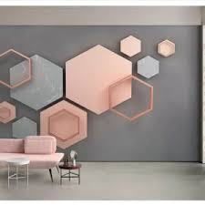 Wallpaper Page 10 Waliicorner S Store Wall Painting Living Room Geometric Living Room Bedroom Wall Paint