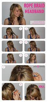Easy Hair Diy Rope Braid Headband Hair Styles Easy Hairstyles Easy Everyday Hairstyles