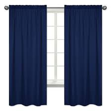 Find the best navy blue drapes around and get detailed driving directions with road conditions, live traffic updates, and reviews of local business along the way. Sweet Jojo Designs Stripe Collection Navy Blue Semi Sheer Rod Pocket Curtain Panels Reviews Wayfair