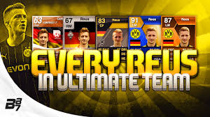 Two teams need be handed in for the fifa 21 emil forsberg cl moments sbc: Every Marco Reus Card On Fifa Ultimate Team Youtube