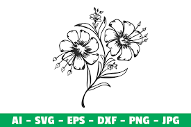 Flowers vector art free vector. Svg Flower Icon Download Free And Premium Svg Cut Files
