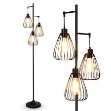 Coopérative funéraire du grand montréal, longueuil, qc. Giantex Lampadaire De Salon Sur Pied A 3 Lumieres Lampadaire Avec 3 Abat Jour Style Industriel Pour Salon Cuisine Chambre Balcon Cdiscount Maison