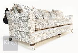 Duresta Trafalgar Knole Sofa Shown In Vivaldi Argento Www Kingsinteriors Com Lounge Design Knole Sofa Living Room Sofa