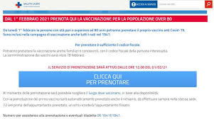 Monitoraggio tempi di attesa (tda) Prenotazioni Vaccino Anti Covid Il Sito Va In Tilt Giornata Nera Per La Regione Lazio Il Faro Online