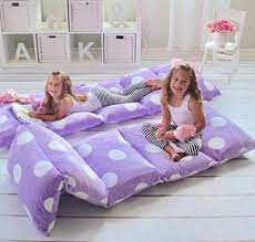 You are going to love this diy floor pillow bed and we have an easy to follow video tutorial that will this tutorial is on how to make a pillow bed. Diy Floor Pillow Bed Easy To Follow Video Instructions Bed Pillows Diy Kids Pillows Bed Floor Pillows Kids
