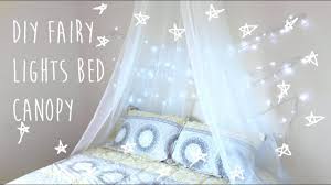 Kids might enjoy canopies most of all. Diy Bed Canopy With Fairy Lights Tumblr Pinterest Inspired Room Decor 2016 Youtube