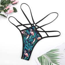 Amazon.com : Jungle Trees Flamingo Women G String Thong Sexy T Back Gstring  Underwear : Sports & Outdoors
