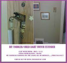 February 2, 2010 by abbie 897 comments. Diy Toddler Child Light Switch Extender Diy Toddler Light Switch Kids Lighting