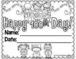 Our free coloring pages for adults and kids, range from star wars to mickey mouse. The 25 Best Free 100th Day Of School Printable Activities And Worksheets Classy Mommy
