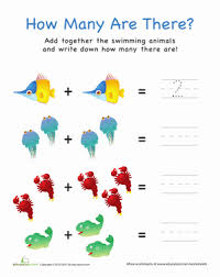 Printable fine motor thanksgiving preschool worksheets. Preschool Addition Worksheets Free Printables Education Com
