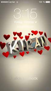 Preview Of In Love For Name Kiran Name Wallpaper Birthday Wallpaper Name Pictures