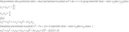 Maybe you would like to learn more about one of these? Https Roboguru Ruangguru Com Question Diketahui X1 Dan X2 Akar Akar Persamaan Nilai Dari Qu Roboguru 36149