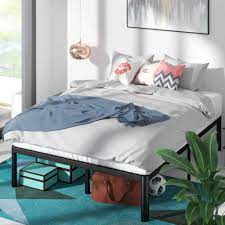 Amazon shoppers are obsessed with the zinus shawn bed frame. Zinus Van 16 Inch Metal Platform Bed Frame With Steel Slat Support Mattress Foundation King Buy Online At Best Price In Uae Amazon Ae