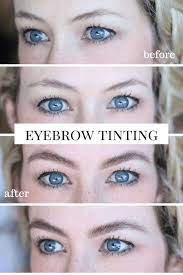 Eyebrow Tinting Before And After Transformation Pursuing Pretty Eyebrow Tinting Natural Brows Full Eyebrows