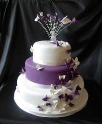 Purple Butterfly Wedding Cake Butterfly Wedding Cake Purple Wedding Cakes Purple Butterfly Cake
