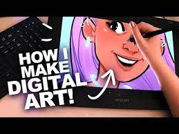 Drawing On A Screen Wacom Cintiq 16 Tablet My Digital Art Process Digital Art Beginner Wacom Cintiq Wacom