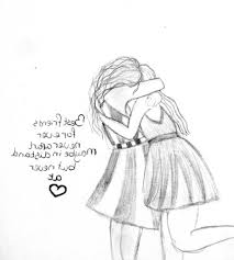 Pencil Sketch Of Girl Best Friends Easy Bestfriends Anime Sketches Pencil Sketch Of Girl Best Frie Drawings Of Friends Best Friend Drawings Girl Drawing Images