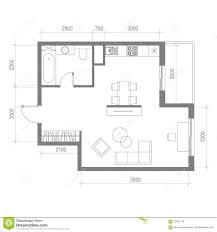 architectural floor plan with