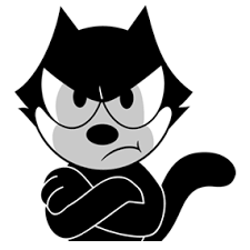 The Wonderful World Of Nini Chaospochi Felix The Cat Has Line Stickers Felix The Cats Vintage Cartoon Black And White Cartoon