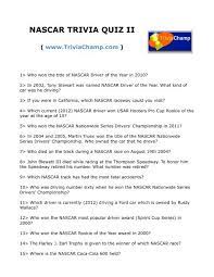 For many people, math is probably their least favorite subject in school. Nascar Trivia Quiz Ii Trivia Champ