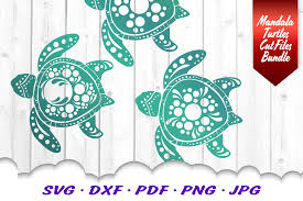 Download Mandala Sea Turtle Svg Dxf Cut Files Bundle V3 By Cloud9designsvg Thehungryjpeg Com