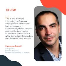 Working with Francesco Borrelli has been a career highlight, especially  since I also took his Model Predictive Control classes at University of  California, Berkeley!