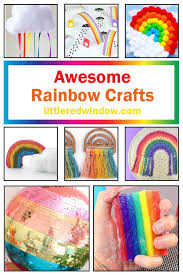 Best farmhouse paint colors pinterest preschool summer crafts. Awesome Rainbow Crafts Little Red Window