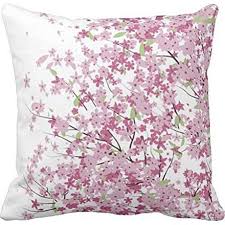 Japanese cherry blossom throw pillow by jan matson. Cherry Blossoms Throw Pillow Case Cover 22 22 Buy Online In Angola At Angola Desertcart Com Productid 35846125