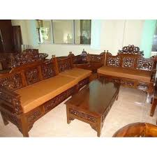 Kursi bale bale sofa kayu jati: Kursi Tamu Sudut Mahkota Sofa Minimalis Meja Teras Tamu Kayu Jati Ukir Shopee Indonesia