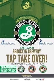 Brooklyn Brewery Tap Takeover At Blu Alehouse Oak Beverages Inc In 2020 Brooklyn Brewery Brooklyn Lager Brewery