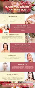 It naturally conditions the hair, prevents dryness and breakage, adds shine and bounce, and helps with manageability. 7 Amazing Rosehip Oil Benefits For Your Skin Rosehip Oil Benefits Oils For Skin Rosehip Oil