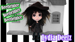 Animated beetlejuice moving talking doll halloween prop. How To Make A Custom Lydia Deetz Hairdorables Doll Diy Custom Beetlejuice Art Doll Repaint Youtube