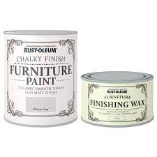 Did you scroll all this way to get facts about chalk grey paint? Rust Oleum Chalky Furniture Paint Winter Grey 750ml Complete With 400ml Furniture Wax Buy Online In Andorra At Andorra Desertcart Com Productid 48615161