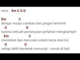 Karna kau hanyalah bunga em c g d seakan mataku tertutup em c g d kuingin cinta ini dapat kau sambut em c g d harapkan prasaan ini kau tau em c g d sungguh ku ingin kau jadi miliku em c. Chord Gitar Bondan Prakoso Fade 2 Black Bunga Youtube