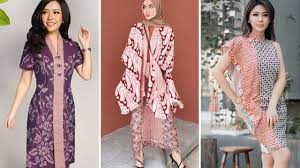 Model baju muslim batik untuk lebaran trend 2018 sangat populer di kalangan remaja anak muda dan wanita. Model Baju Batik Dress Kekinian Off 70 Medpharmres Com