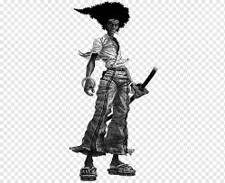 Fans of r/conceptart might also like: Afro Samurai Concept Art Drawing Samurai Monochrome Fictional Character Film Png Pngwing
